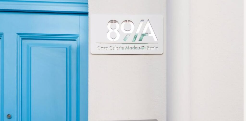 Numerp civico di Casa Celeste